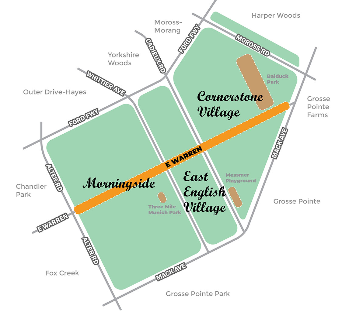 E Warren Map