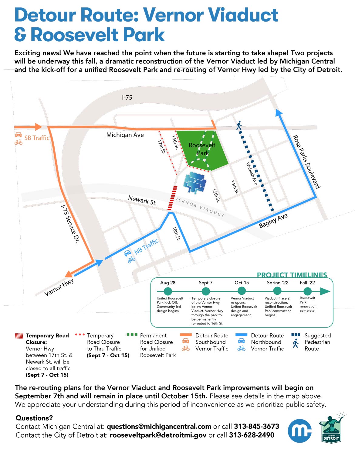 Roosevelt Park Detour