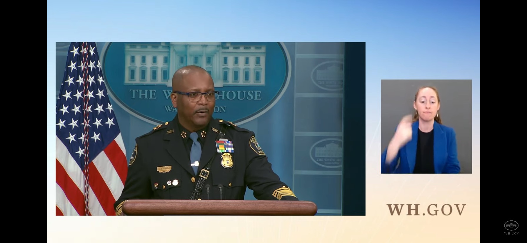 Chief White sharing ARPA info at White House