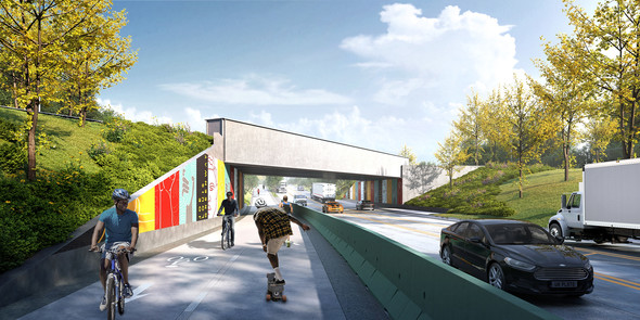 Joe Louis Greenway Hamtramck Bike Lanes