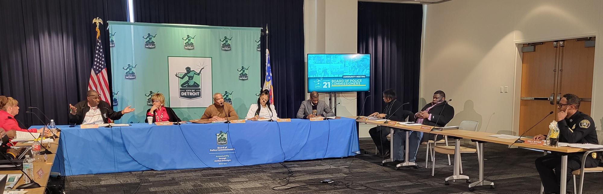 Police Commissioners meet with Chief Bettison in March 2025